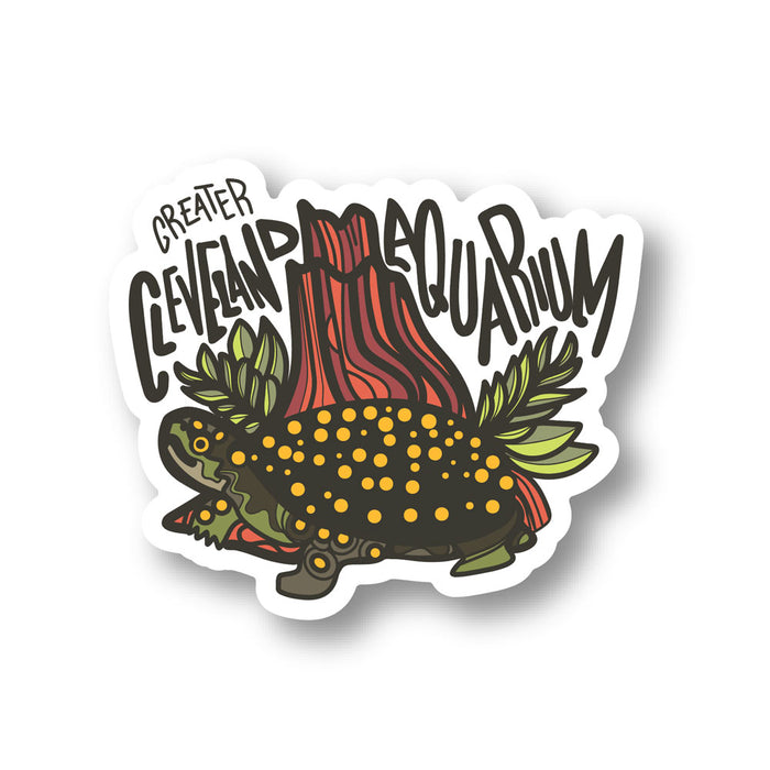 Greater Cleveland Aquarium Turtle Sticker