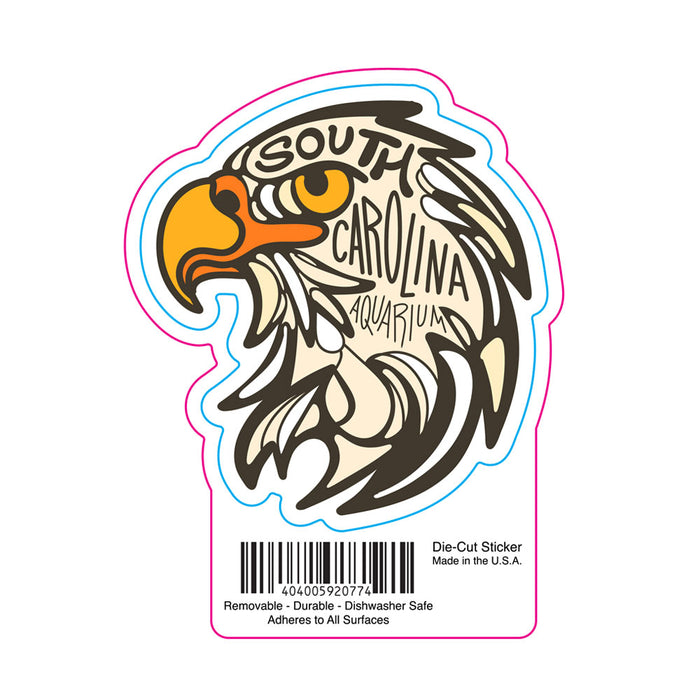 South Carolina Aquarium Eagle Sticker