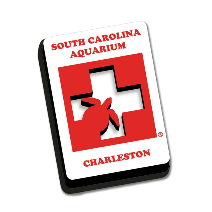South Carolina Aquarium Rescue Turtle 2D Magnet