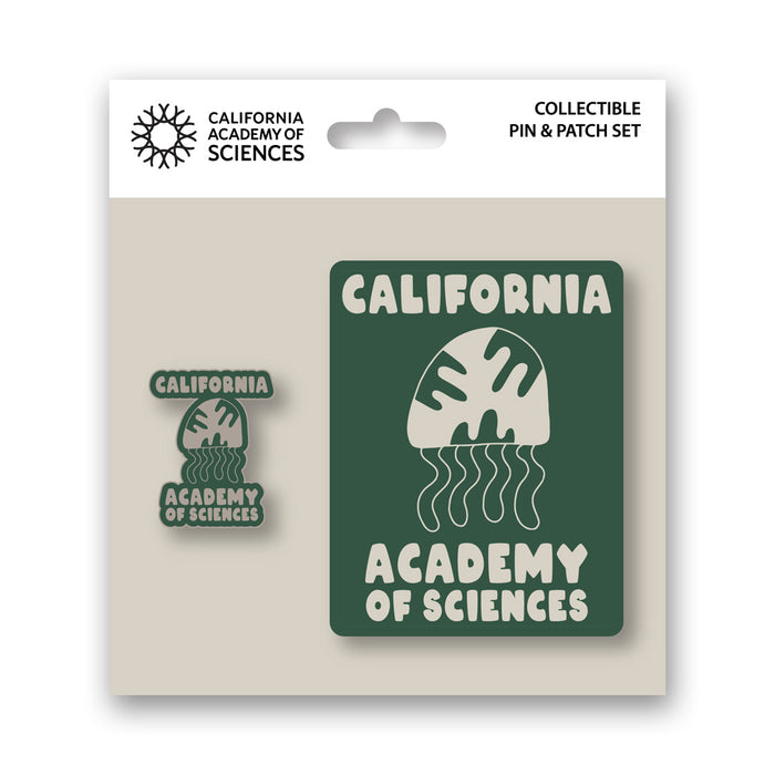 California Academy of Sciences Jellyfish Pin and Patch Set