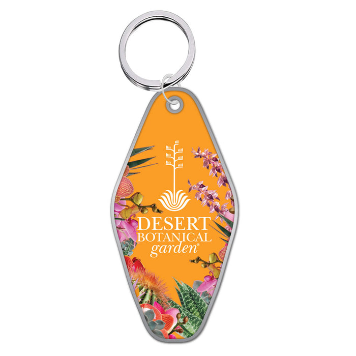 Desert Botanical Garden Orchid Cactus Keychain