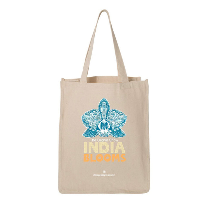 Chicago Botanic Garden India Blooms Orchid Tote