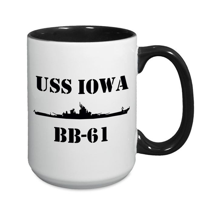 USS IOWA BB-61 Mug