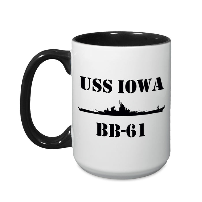USS IOWA BB-61 Mug