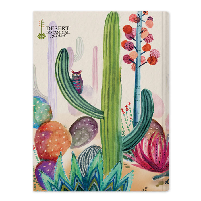 Desert Botanical Garden Watercolor Cactus Journal