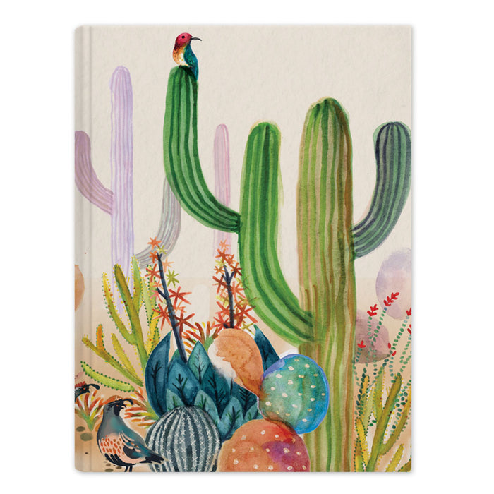 Desert Botanical Garden Watercolor Cactus Journal