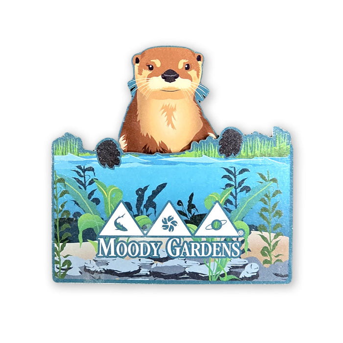 Moody Gardens Popup River Otter Magnet