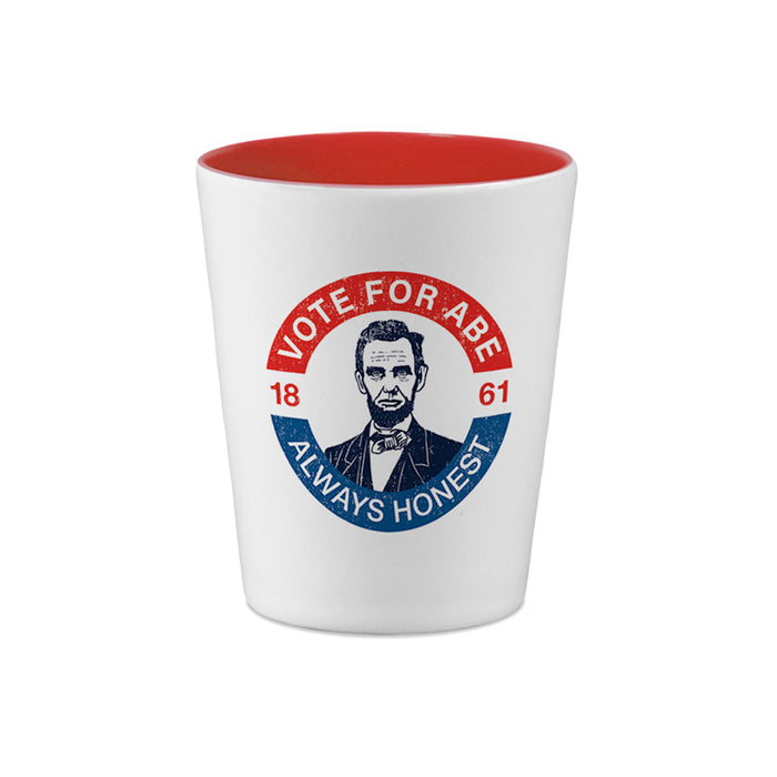 Gettysburg National Military Park Vote for Abe Shot Glass