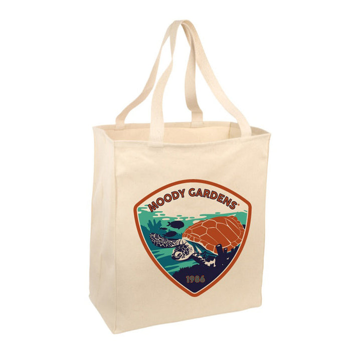 Moody Gardens Patch Turtle Tote