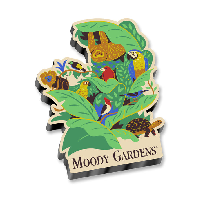 Moody Gardens Animal Rainforest 2D Magnet
