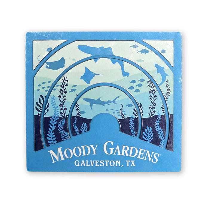 Moody Gardens Shark Tunnel Magnet