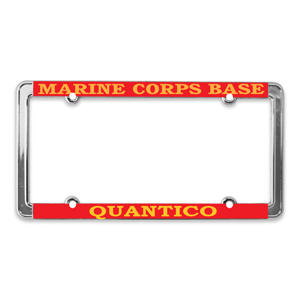 Marine Corps Base Quantico License Plate Frame