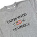 Show your patriotic spirit with the United States Icon Crew Sweatshirt, featuring bold "UNITED STATES OF AMERICA," 17 and 76 flanking an American flag—a stylish nod to American history for everyday pride.