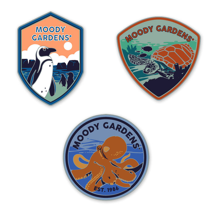 Moody Gardens Pin Set