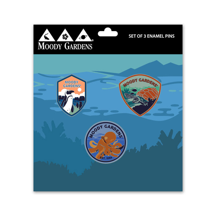 Moody Gardens Pin Set