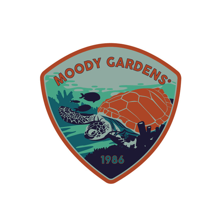 Moody Gardens Sea Turtle Magnet