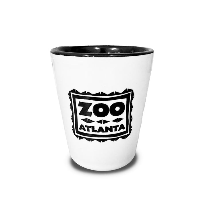 Zoo Atlanta Panda Face Shot Glass