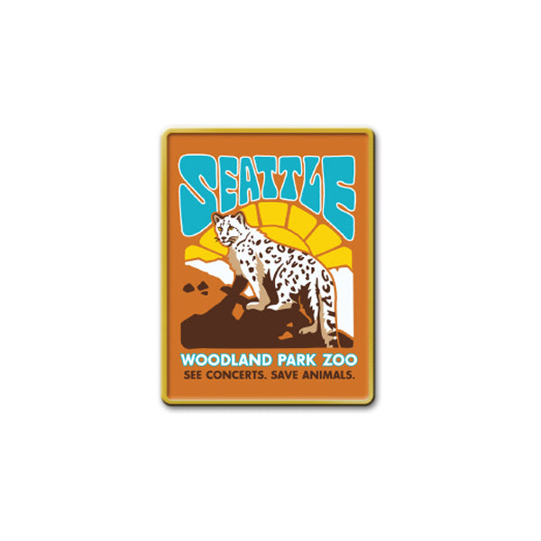 Woodland Park Zoo Snow Leopard Pin
