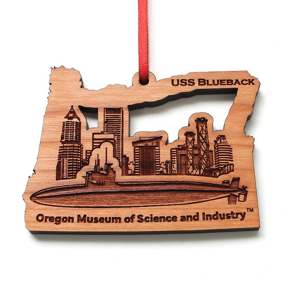 Oregon Museum of Science and Industry Blueback Submarine Ornament