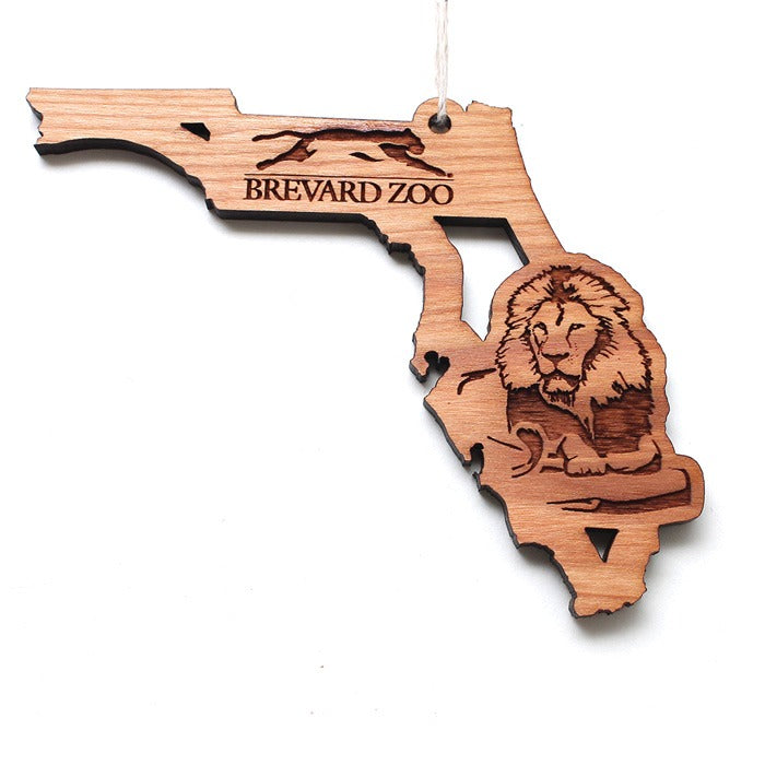 Brevard Zoo Lion Ornament