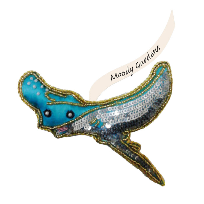 Moody Gardens Sequin Stingray Ornament
