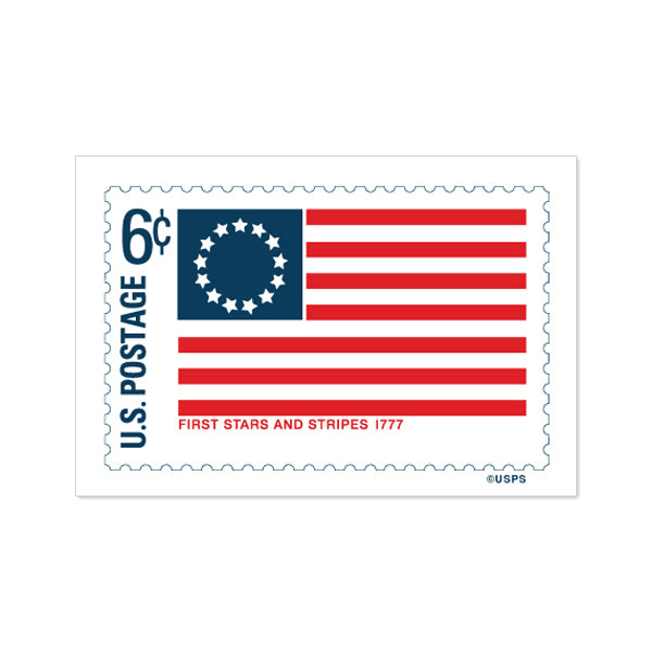 First Stars Flag Sticker
