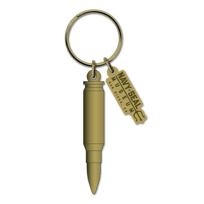 Navy SEAL Museum Bullet Logo Keychain