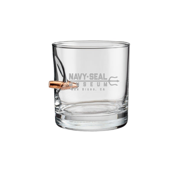 Navy SEAL Museum Bullet Rocks Glass