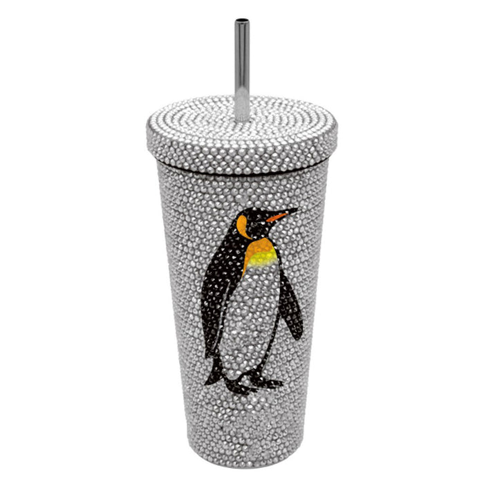 Moody Gardens King Penguin Bling Tumbler