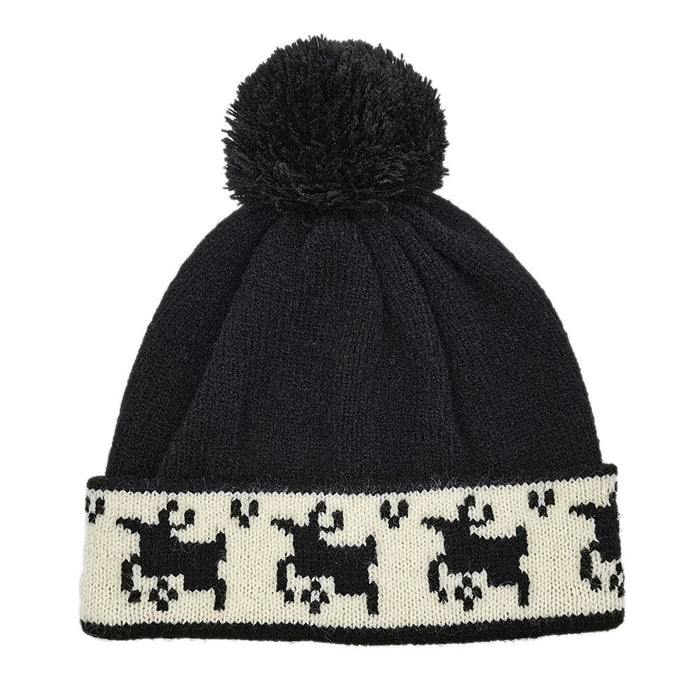 Reindeer Holiday Pom Beanie