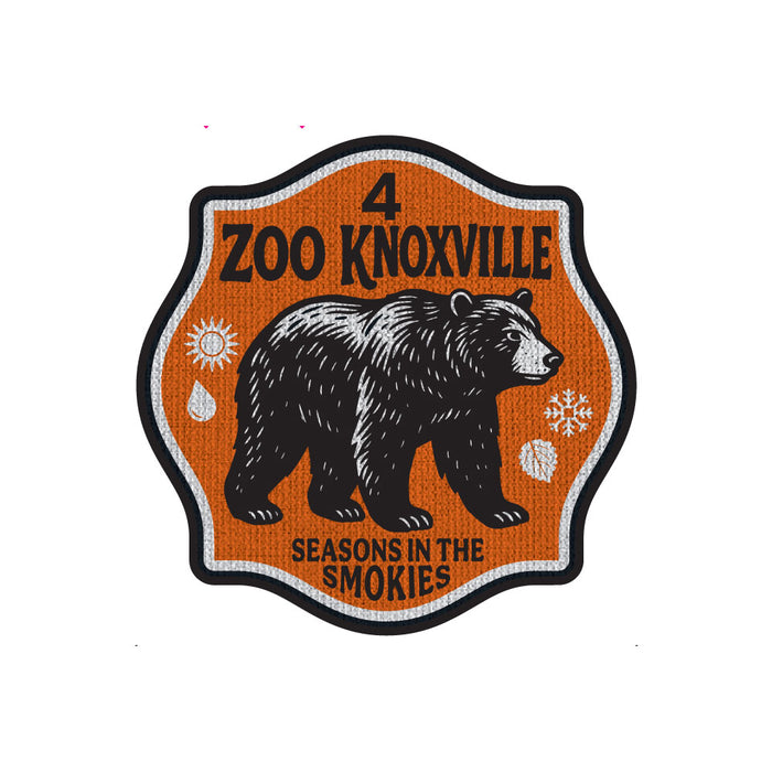 Zoo Knoxville Bear Pin Patch Set
