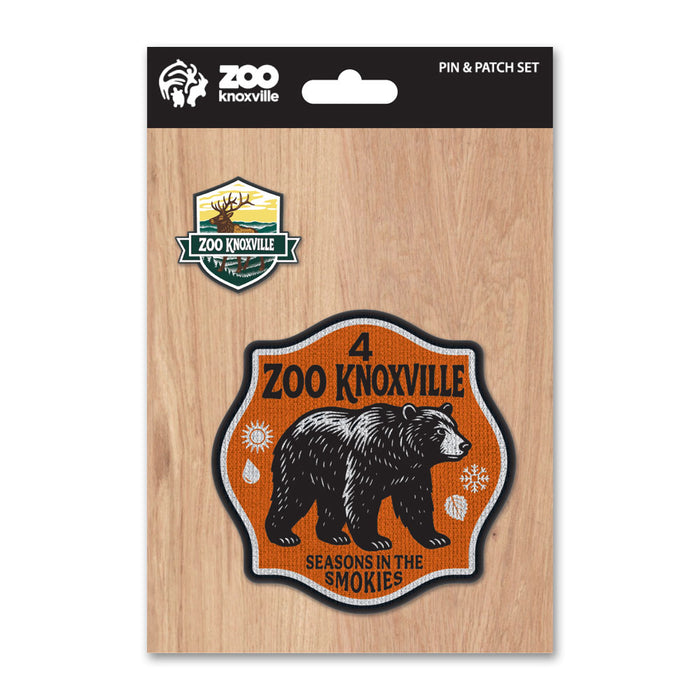 Zoo Knoxville Bear Pin Patch Set