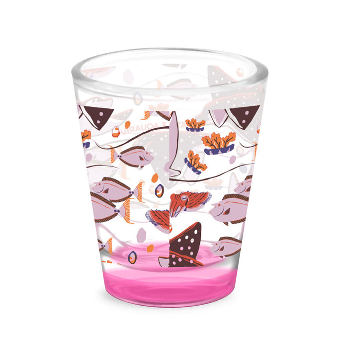 Seattle Aquarium Sting Ray Mini Glass
