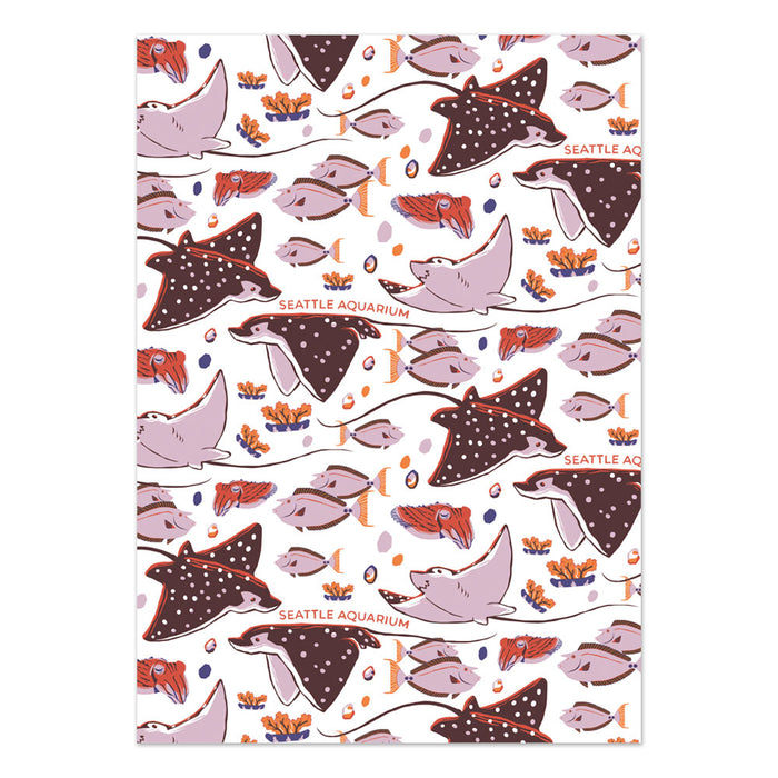 Seattle Aquarium Stingray Greeting Card