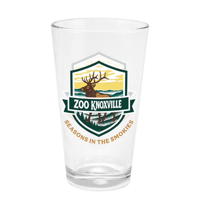 Zoo Knoxville Moose Patch Pint Glass