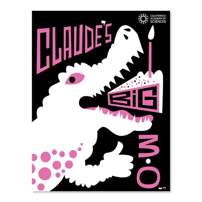 Claude's Big 3-0 Pink Poster