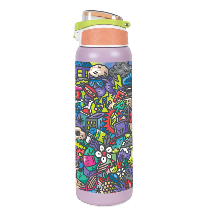 The Franklin Institute X Kyle Confehr Water Bottle