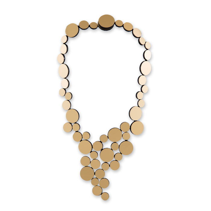 Gold Abstraction Necklace