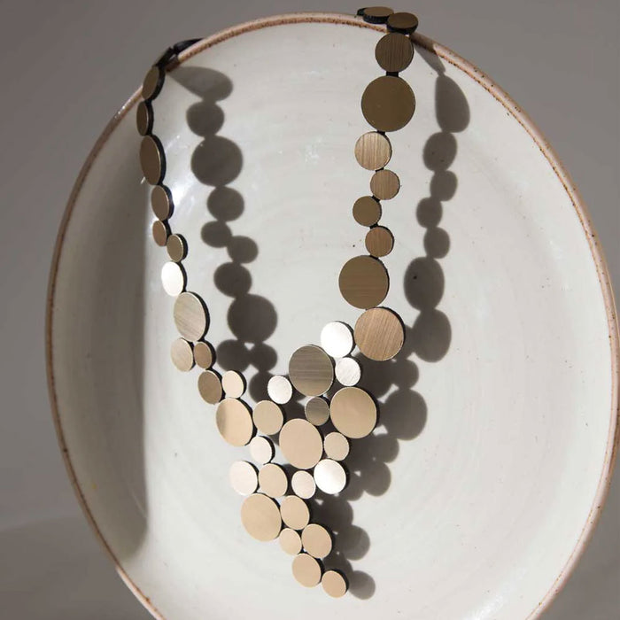 Gold Abstraction Necklace