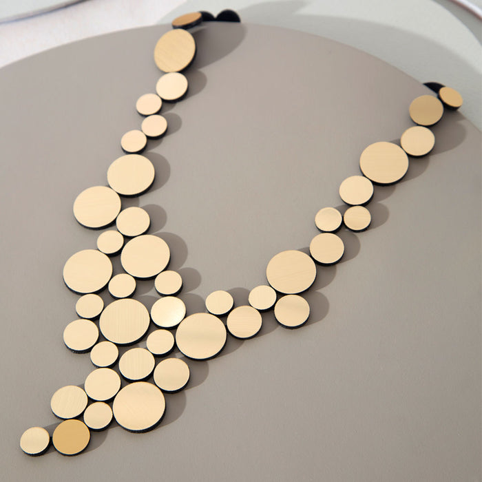 Gold Abstraction Necklace