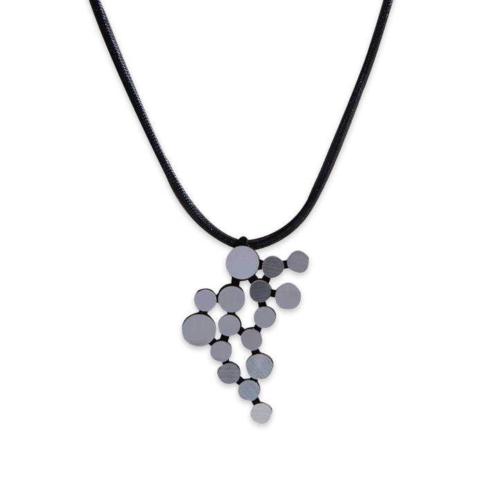 Silver Abstraction Pendant Necklace