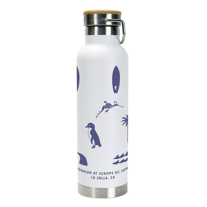 Birch Aquarium Beach Penguin Water Bottle