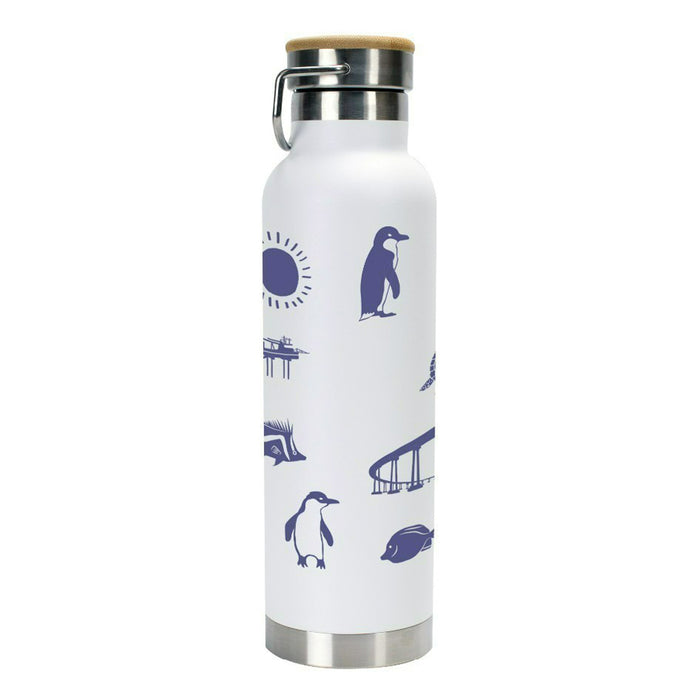 Birch Aquarium Beach Penguin Water Bottle