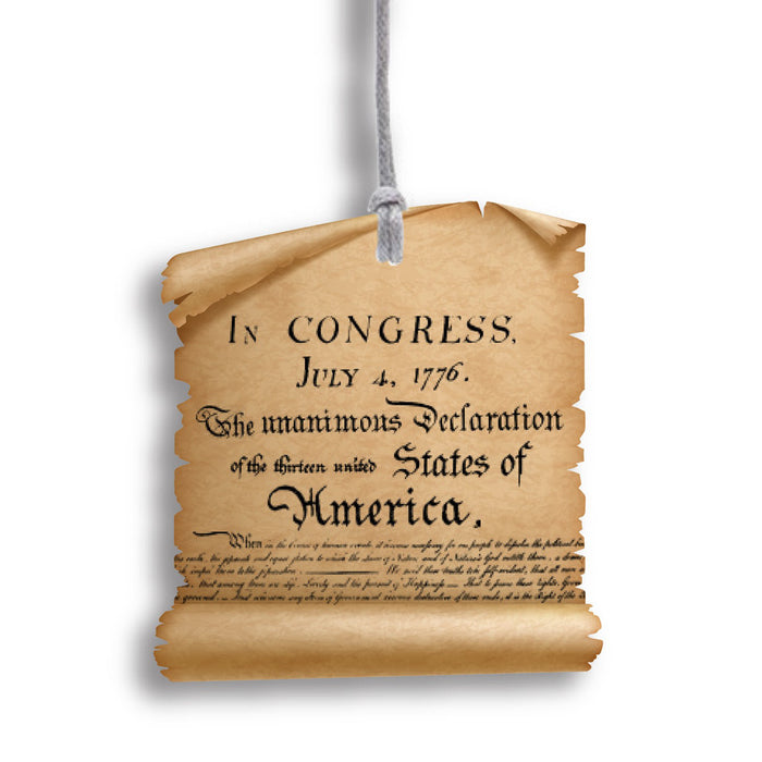 USS Constitution Declaration of Independence Ornament