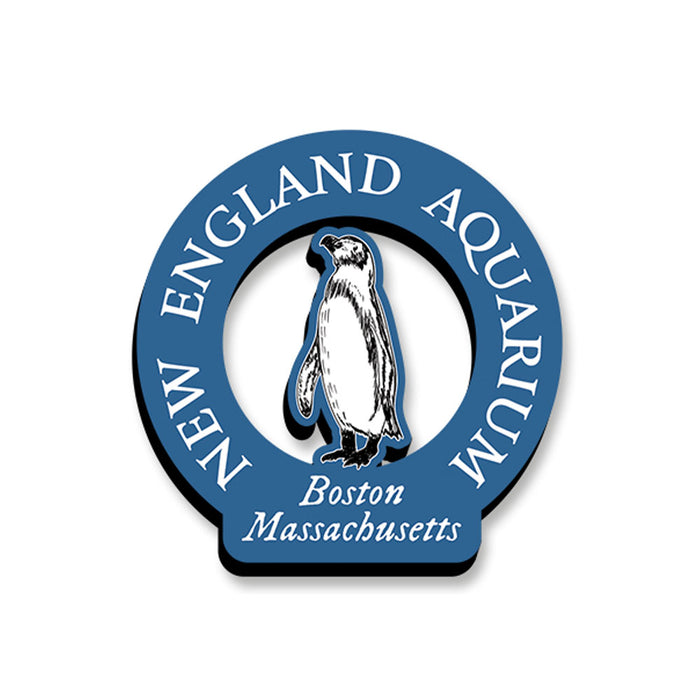 New England Aquarium 2D Penguin Magnet