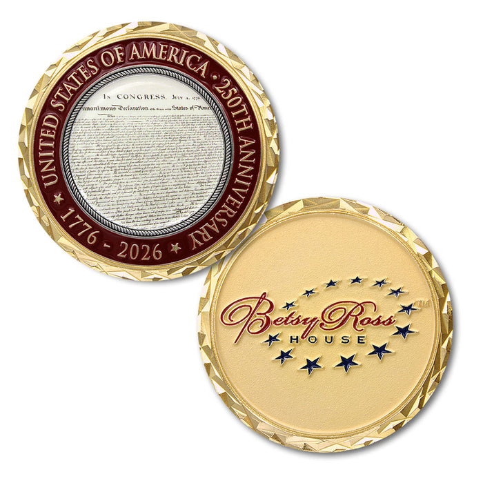 Betsy Ross House 250 Year Anniversary Coin