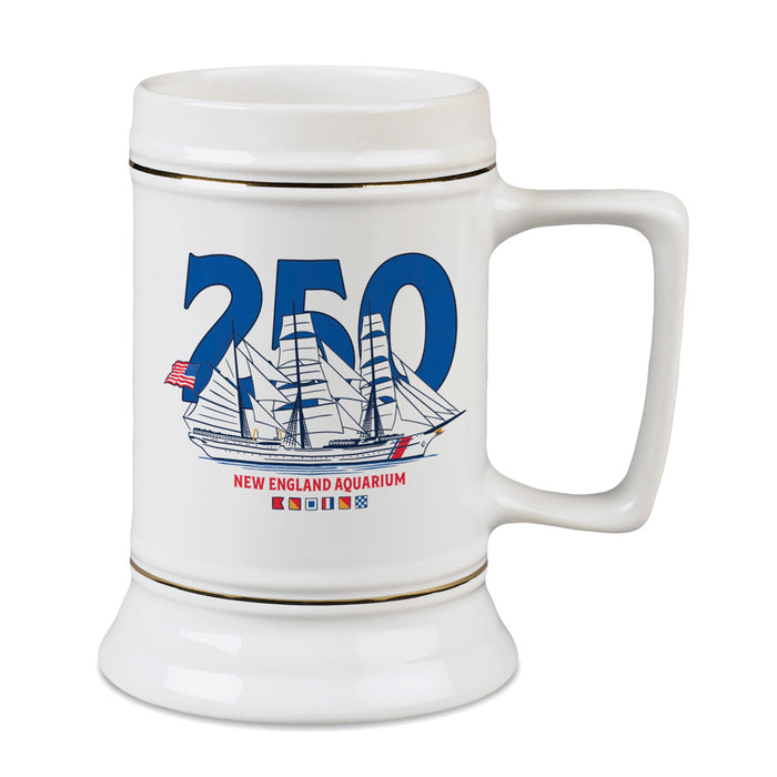 New England Aquarium Tall Ships Stein Mug