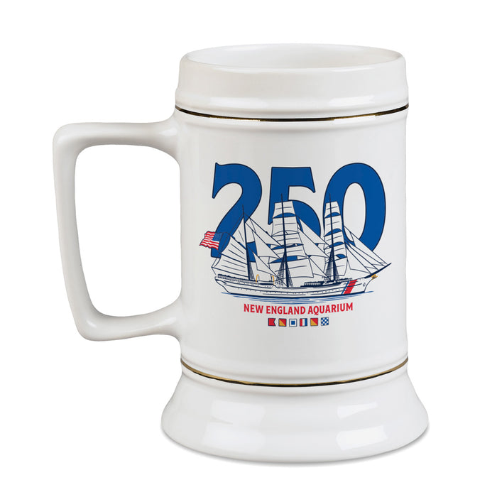 New England Aquarium Tall Ships Stein Mug