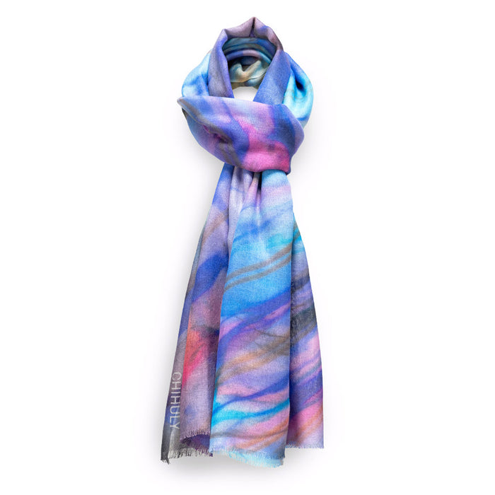 Chihuly Scarf No. 23, Blues