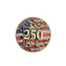 Celebrate our military heritage with the National Infantry Museum America’s 250th Coin, featuring “250” above two soldiers, the U.S. flag in the background, and inscriptions of United States of America and 1776-2026. This commemorative coin is available at the National Infantry Museum.